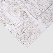 アールヌーボー白黒調理師ボーイズデクページ 薄葉紙 (詳細)