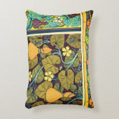 アールヌーボー秋のフローラエレガントグルパー アクセントクッション (正面(垂直))