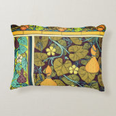 アールヌーボー秋のフローラエレガントグルパー アクセントクッション (裏面)