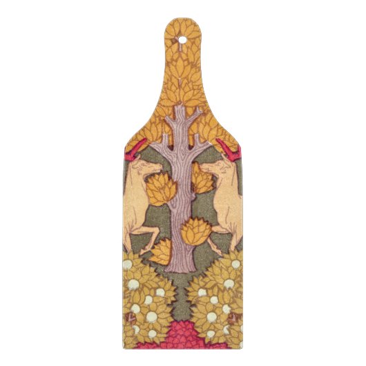 アールヌーボー秋メープルツリーディアヴィンテージ秋 カッティングボード (正面)
