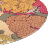 アールヌーボー秋木と鹿ヴィンテージ秋 カッティングボード (角)