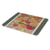 アールヌーボー秋木と鹿ヴィンテージ秋 カッティングボード (角)