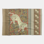 アールヌーボー突き出しウマータオル キッチンタオル (横)
