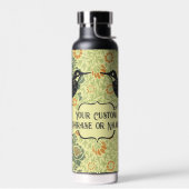 アールヌーボー素朴フローラグランジハミングバード ウォーターボトル (左面)