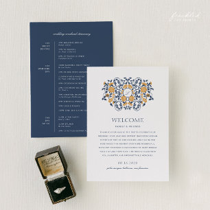 アールヌーボー結婚のウェルカム&ウィークエンドの日程 プログラム