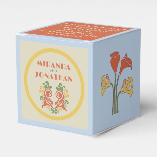 アールヌーボー結婚ズ フェイバーボックス (正面サイド)