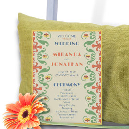 アールヌーボー結婚式 プログラム