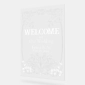 アールヌーボー結婚歓迎サイン アクリルサイン (傾斜)