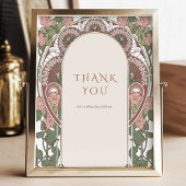 アールヌーボー編集可能カラーヴィンテージ記号 ポスター