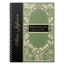 アールヌーボー縁どフローラ引用文名エレガント