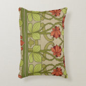 アールヌーボー縁どフローラ アクセントクッション (正面(垂直))