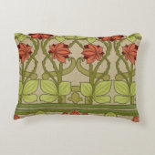 アールヌーボー縁どフローラ アクセントクッション (裏面)