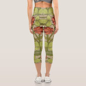 アールヌーボー縁どフローラ カプリレギンス (裏面)