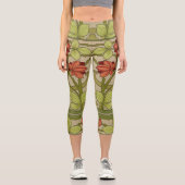 アールヌーボー縁どフローラ カプリレギンス (正面)