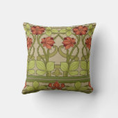 アールヌーボー縁どフローラ クッション (裏面)