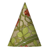 アールヌーボー縁どフローラ パーティーハット (左)