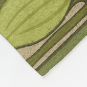 アールヌーボー縁どフローラ フリースブランケット (角)