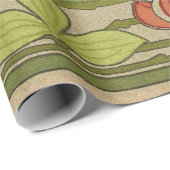 アールヌーボー縁どフローラ ラッピングペーパー (ロールコーナー)