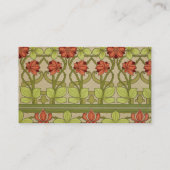 アールヌーボー縁どフローラ 名刺 (裏面)