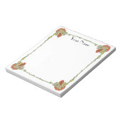 アールヌーボー縁ど花 ノートパッド (回転)