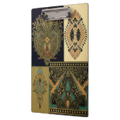 アールヌーボー織り柄クリストファー・ドレッサー クリップボード (左)