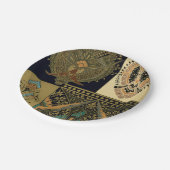 アールヌーボー織り柄クリストファー・ドレッサー ペーパープレート (アングル)