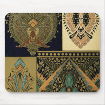 アールヌーボー織り柄クリストファー・ドレッサー