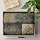 アールヌーボー織り柄クリストファー・ドレッサー 薄葉紙 (ギフト)