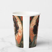 アールヌーボー美しい1号 紙コップ (右)