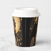 アールヌーボー美しい3番紙カップ 紙コップ (右)