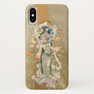 アールヌーボー美しい（クリスタンテマム） iPhone X ケース