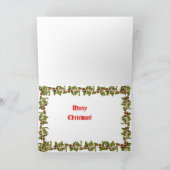 アールヌーボー聖降誕祭 シーズンカード (内部)