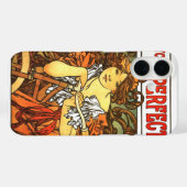 アールヌーボー自転車ミュシャアート Case-Mate iPhoneケース (裏面 (横))