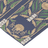 アールヌーボー航海のシーシェル ショートテーブルランナー (コーナー)