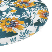 アールヌーボー花の柄。 カッティングボード (角)