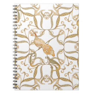 アールヌーボー花鳥 ノートブック