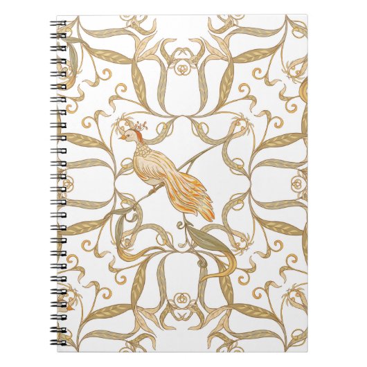 アールヌーボー花鳥 ノートブック (正面)