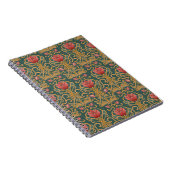 アールヌーボー花 ノートブック (右側)