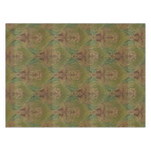 アールヌーボー菊とアーティチョーク模様 テーブルクロス (正面(横))