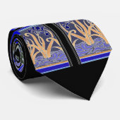 アールヌーボー虹彩花エレガントヴィンテージフローラ ネクタイ (ロール)