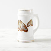 アールヌーボー蛾の女 ビールジョッキ (正面右)
