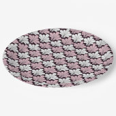 アールヌーボー装飾デザイン紙プレート ペーパープレート (アングル)