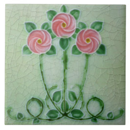 アールヌーボー装飾 タイル