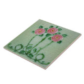 アールヌーボー装飾 タイル (側面)