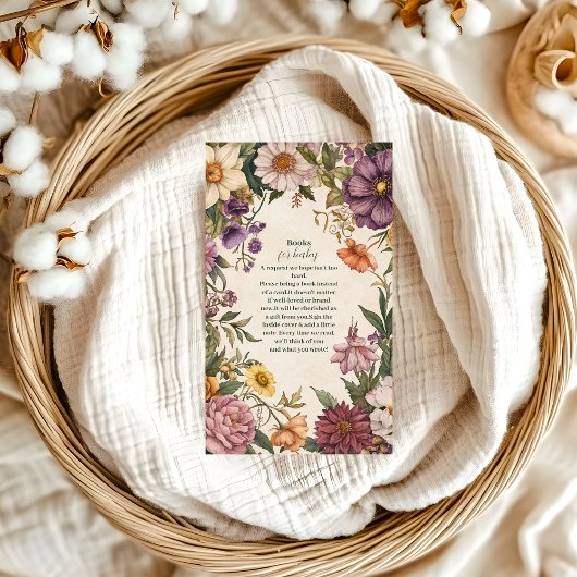 アールヌーボー赤ビクトリアンちゃんシャワーベビー エンクロージャーカード