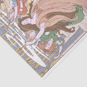 アールヌーボー踊り女性妖精デコpage 薄葉紙 (詳細)