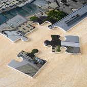 アールヌーボー都市Alesundのノルウェーのパズル ジグソーパズル (側面)