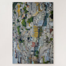 アールヌーボー都市Alesundのノルウェーのパズル