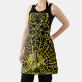 アールヌーボー金ゴールドピーコック エプロン (インサイチュ)