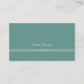 アールヌーボー魅惑の森 名刺 (裏面)